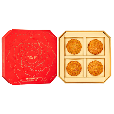 致味低糖双黄芝麻核桃月饼