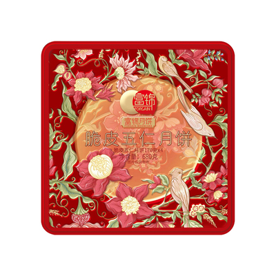 富锦五仁月饼710克
