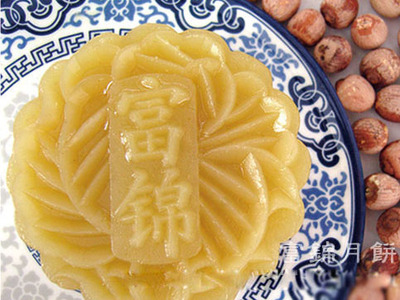 纯正白莲蓉月饼