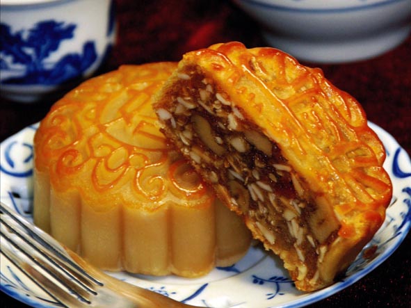 咸香伍仁月餅