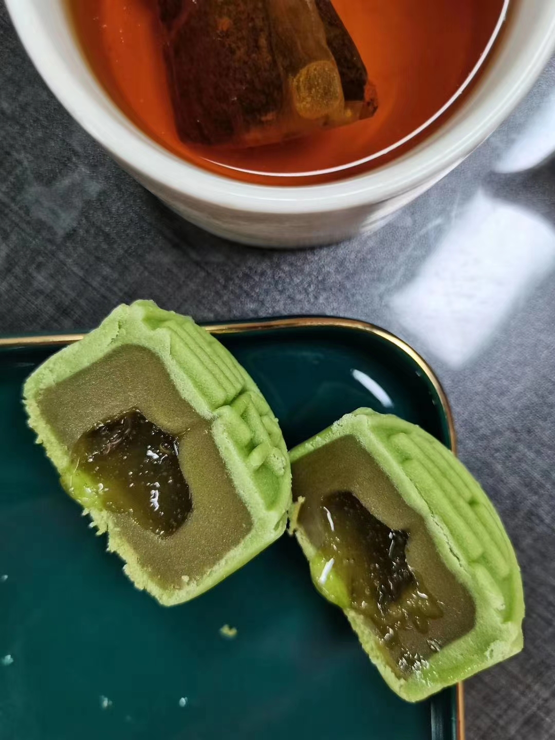 桃山皮燕窩流心抹茶月餅1